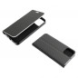 Samsung Galaxy A32 5G Book Handytaschen LUNA Book Carbon Kohlenstoff-Faser, Elegant  Schwarz