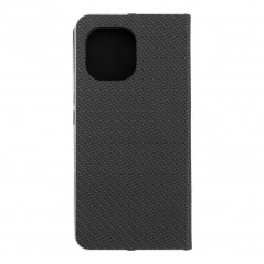 LUNA Carbon auf XIAOMI Mi 11 Brieftaschenetui Schwarz