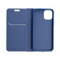 XIAOMI Redmi Note 10 Pro Book Handytaschen LUNA Book Carbon Kohlenstoff-Faser, Elegant  Blau