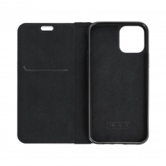 XIAOMI Redmi Note 10 5G Book Handytaschen LUNA Book Carbon Kohlenstoff-Faser, Elegant  Schwarz