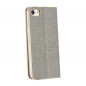 LUNA Book Gold auf XIAOMI Mi 11 FORCELL Brieftaschenetui Silber