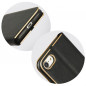 XIAOMI Redmi Note 10 Book Handytaschen LUNA Book Gold Elegant  Schwarz