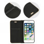 XIAOMI Redmi Note 10 Book Handytaschen LUNA Book Gold Elegant  Schwarz