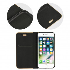Samsung Galaxy A52 5G Book Handytaschen LUNA Book Gold Elegant  Schwarz 