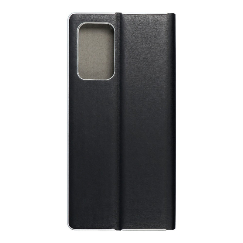 LUNA Carbon auf Samsung Galaxy A52 5G FORCELL Brieftaschenetui Schwarz
