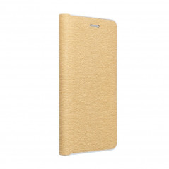 LUNA Carbon auf Samsung Galaxy A52 5G FORCELL Brieftaschenetui Gold