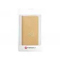 LUNA Carbon auf Samsung Galaxy A52 5G FORCELL Brieftaschenetui Gold