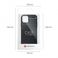 XIAOMI Mi 11 Lite 5G Hülle Carbon Elegant  Schwarz