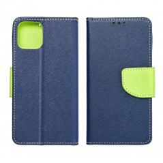 Samsung Galaxy A22 5G Book Handytaschen Fancy Book Marine / Limette
