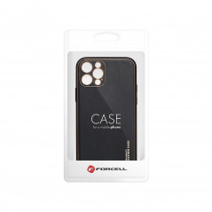 Apple iPhone 12 Pro Hülle Leather Schwarz