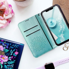 Samsung Galaxy A52 5G Book Handytaschen MEZZO Book Mandala  Grün
