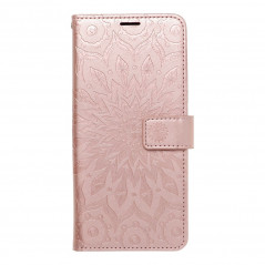 MEZZO Book auf Samsung Galaxy A02s FORCELL Brieftaschenetui Rosa