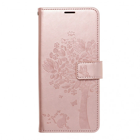 MEZZO Book auf Samsung Galaxy S21 Plus 5G FORCELL Brieftaschenetui Rosa