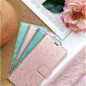 MEZZO Book auf Samsung Galaxy S21 5G FORCELL Brieftaschenetui Rosa