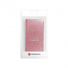SHINING Book auf Samsung Galaxy A42 5G FORCELL Brieftaschenetui Rosa