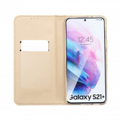 SHINING Book auf Samsung Galaxy A52 5G FORCELL Brieftaschenetui Gold