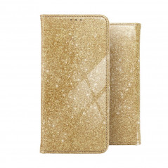 SHINING Book auf Samsung Galaxy A52 5G FORCELL Brieftaschenetui Gold