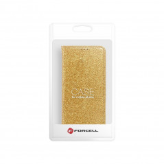 SHINING Book auf Samsung Galaxy A52 5G FORCELL Brieftaschenetui Gold
