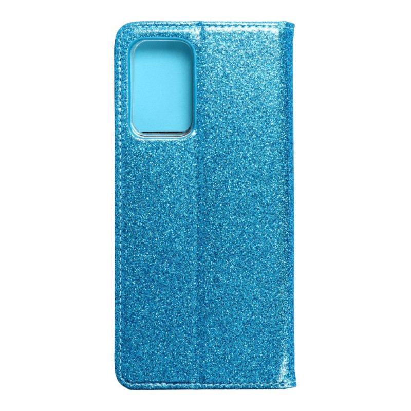 SHINING Book auf Samsung Galaxy A52 5G FORCELL Brieftaschenetui Blau
