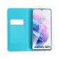SHINING Book auf Samsung Galaxy A52 5G FORCELL Brieftaschenetui Blau