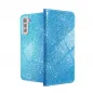 SHINING Book auf Samsung Galaxy A52 5G FORCELL Brieftaschenetui Blau