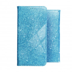 SHINING Book auf Samsung Galaxy A52 5G FORCELL Brieftaschenetui Blau