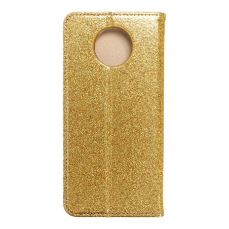 SHINING Book auf XIAOMI Redmi Note 9T FORCELL Brieftaschenetui Gold