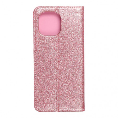 SHINING Book auf XIAOMI Mi 11 FORCELL Brieftaschenetui Rosa