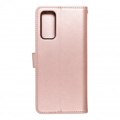 MEZZO Book auf Samsung Galaxy S20 FE 5G FORCELL Brieftaschenetui Rosa