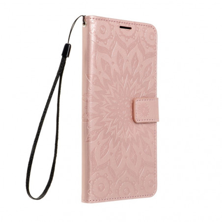 Apple iPhone 12 Pro Book Handytaschen MEZZO Book Mandala  Roségold