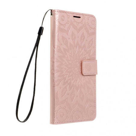 Samsung Galaxy A22 5G Book Handytaschen MEZZO Book Mandala  Roségold