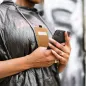 Oppo Find X3 Lite Flip Handytaschen Slim Flexi Fresh Schwarz