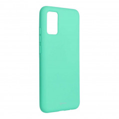 Colorful Jelly Case auf Samsung Galaxy A02s Roar Abdeckung TPU Grün