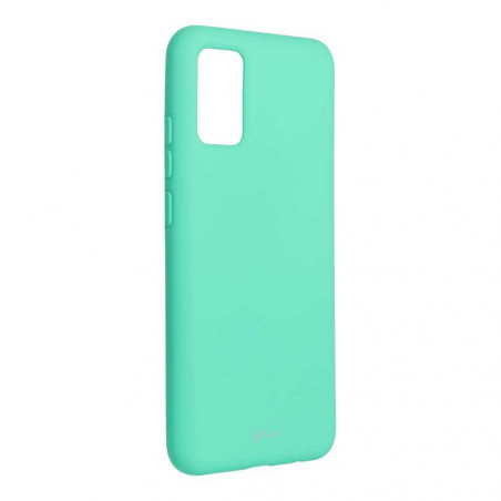 Colorful Jelly Case auf Samsung Galaxy A02s Roar Abdeckung TPU Grün