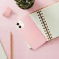 Apple iPhone 13 Hülle Roar Space Monochromatische, Elegant  Rosa