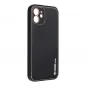 Apple iPhone 13 Hülle Leather Schwarz
