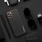 Samsung Galaxy A03s Hülle Leather Schwarz
