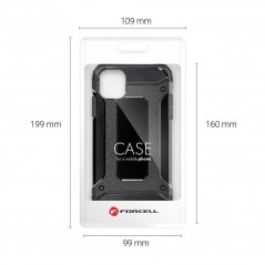 Apple iPhone 13 Pro Max Gehärtete Abdeckung Armor Schwarz