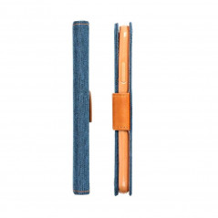Apple iPhone 13 mini Book Handytaschen CANVAS Book Navy blau