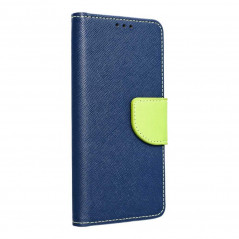 Apple iPhone 13 mini Book Handytaschen Fancy Book Marine / Limette