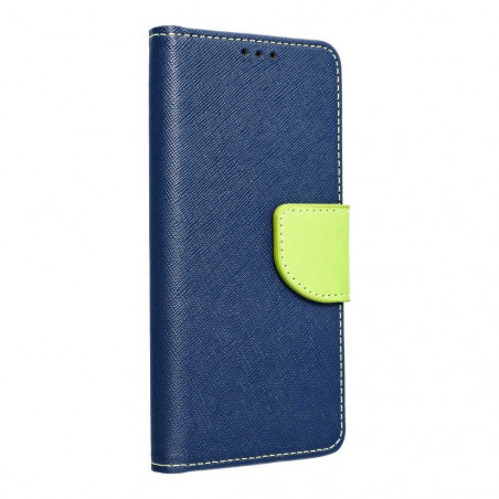 Apple iPhone 13 mini Book Handytaschen Fancy Book Marine / Limette