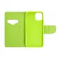 Apple iPhone 13 mini Book Handytaschen Fancy Book Marine / Limette
