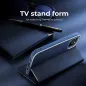 Apple iPhone 13 mini Book Handytaschen LUNA Book Carbon Kohlenstoff-Faser, Elegant  Blau