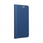LUNA Book Carbon auf Apple iPhone 13 Pro FORCELL Brieftaschenetui Blau