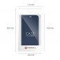 LUNA Book Carbon auf Apple iPhone 13 Pro FORCELL Brieftaschenetui Blau