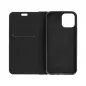 Apple iPhone 13 Book Handytaschen LUNA Book Carbon Kohlenstoff-Faser, Elegant  Schwarz