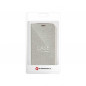 LUNA Book Gold auf Apple iPhone 13 mini FORCELL Brieftaschenetui Silber