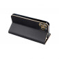 Apple iPhone 13 Pro Book Handytaschen LUNA Book Gold Elegant  Schwarz