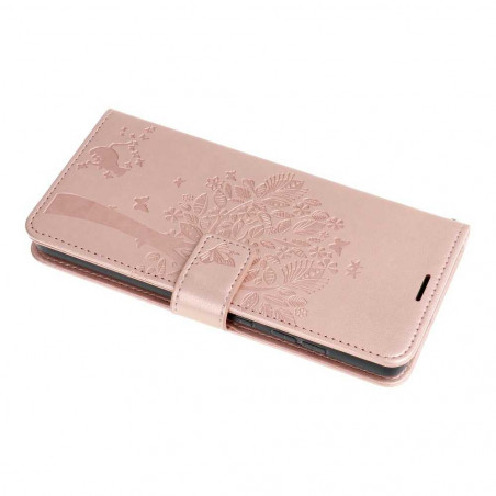 Apple iPhone 13 mini Book Handytaschen MEZZO Book Baum  Roségold