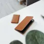 Apple iPhone 13 Pro Max Book Handytaschen Leather case SMART PRO Elegant  Braun